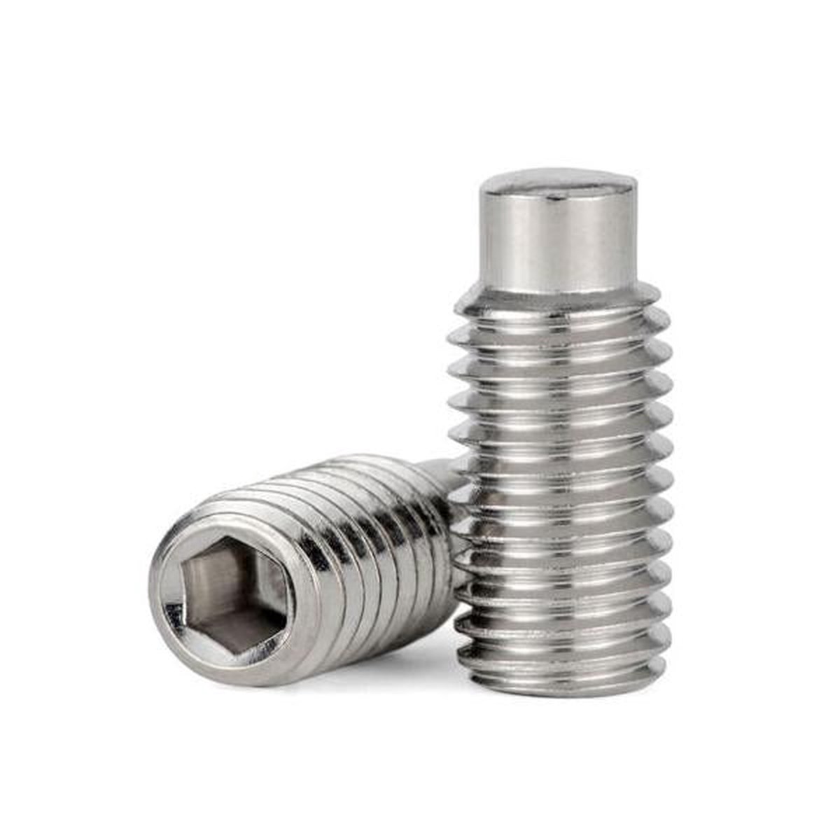 1Pcs M10 x 1.5 x 50mm 304 stainless steel Half Dog Point Socket Set / Grub Screws