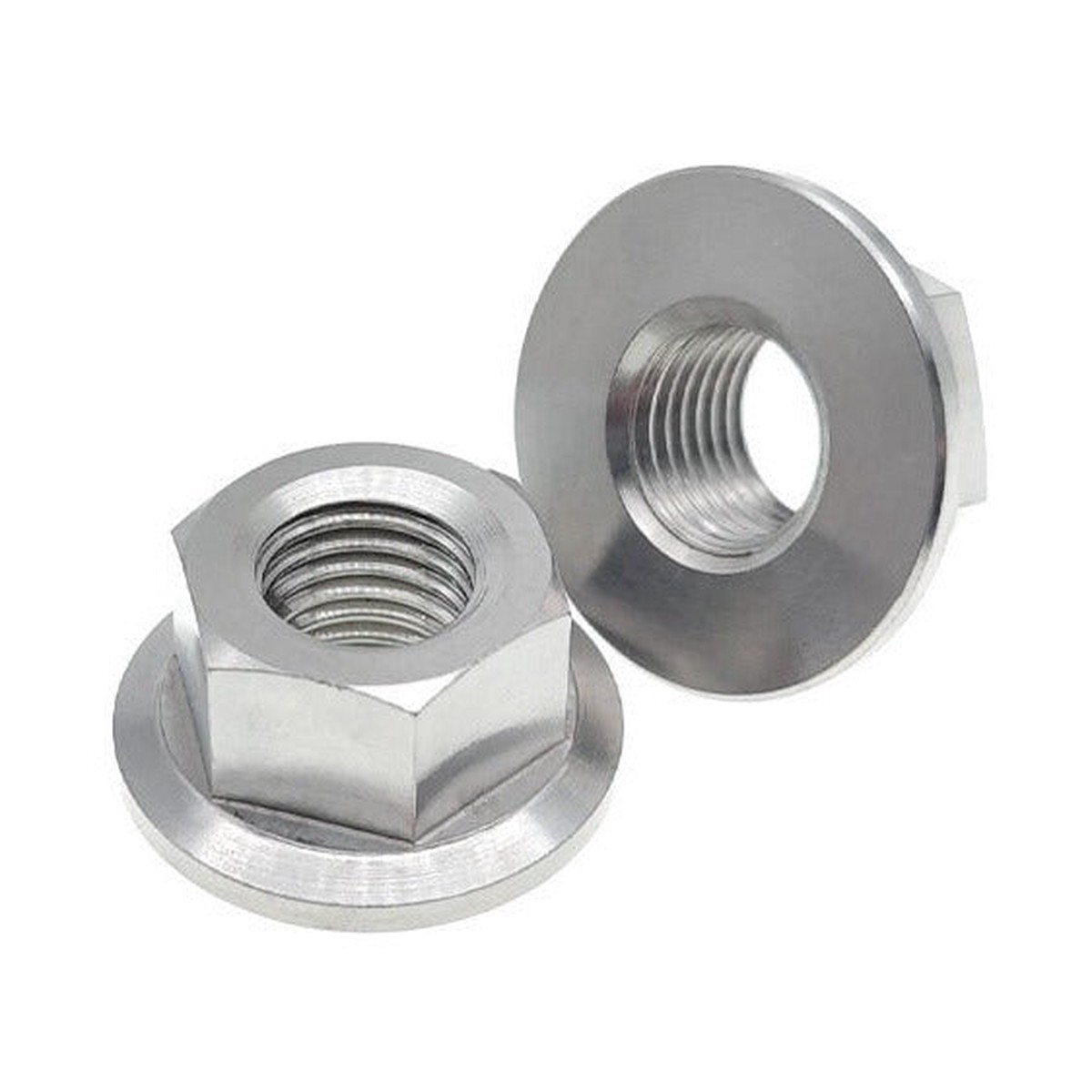 M5 x 0.8 Grade 5 Titanium Hex Flange Nut