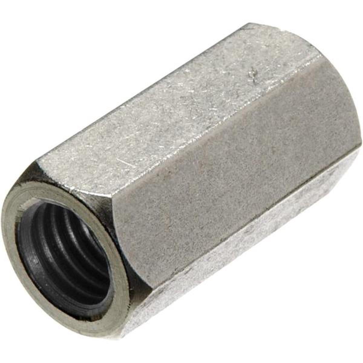 M5 x 0.8 x 50mm Right and Left hand Threaded Double Ended Hex Coupling Nut