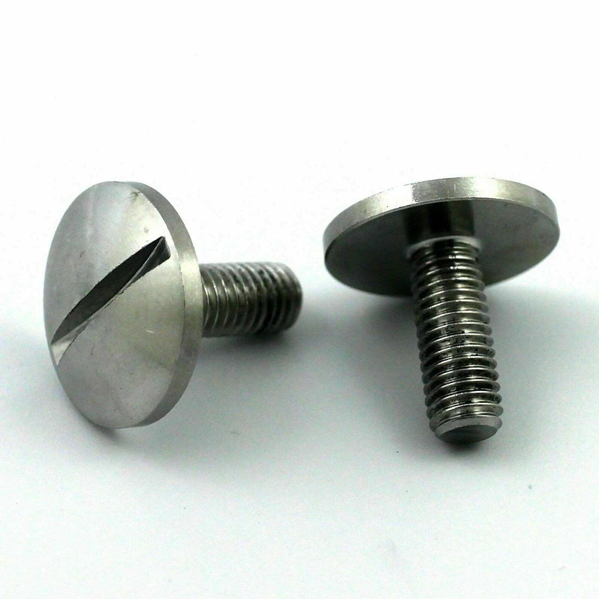 M6 x 1.0 x 16mm 5 Pcs Slotted Round Large Domed Head Screws