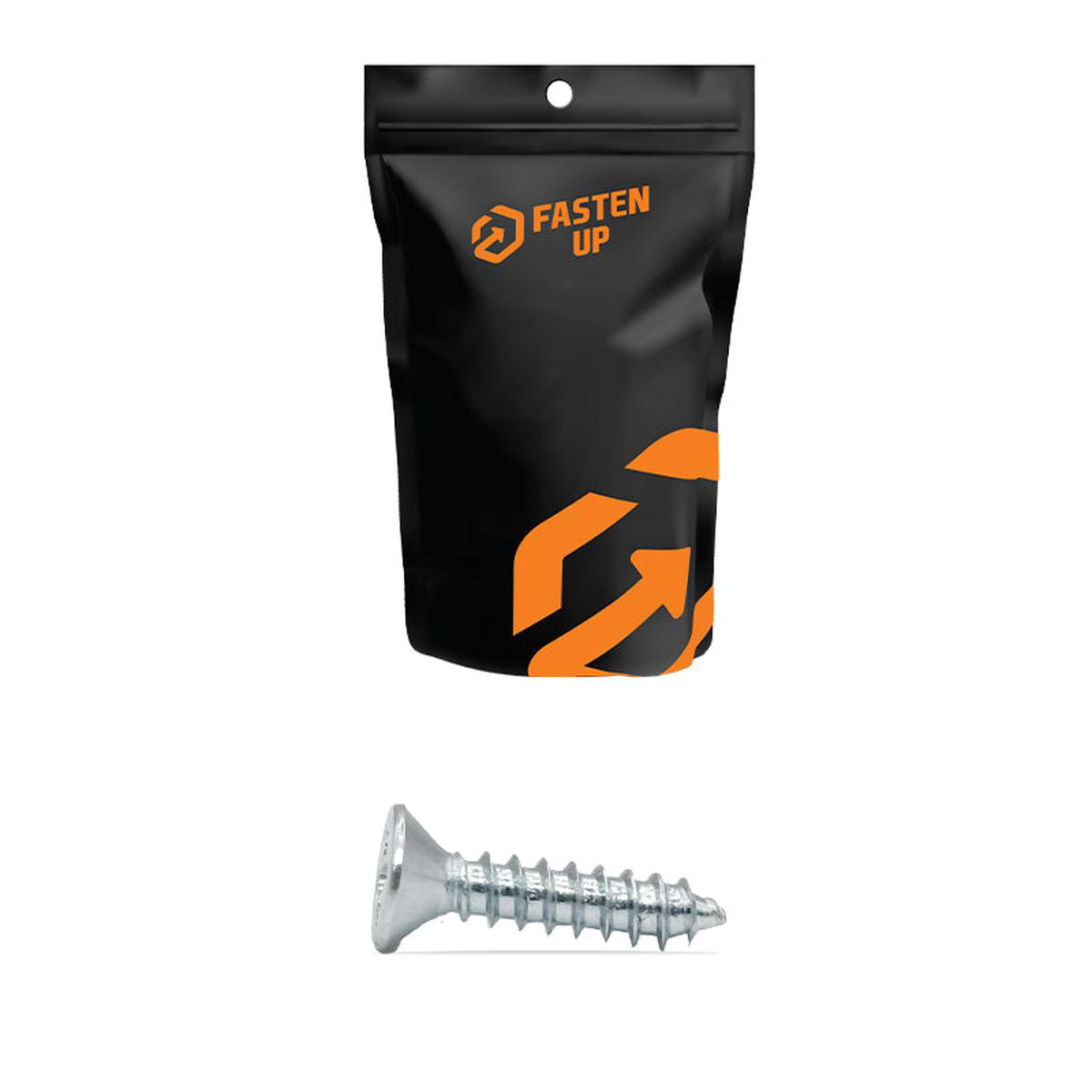 10g x 51mm (28221) Self Tapping Screws CSK Zinc 8211 Pack 100