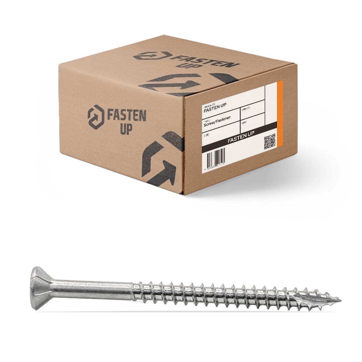 10G x 65mm 304 Stainless Decking Screws - Box 500