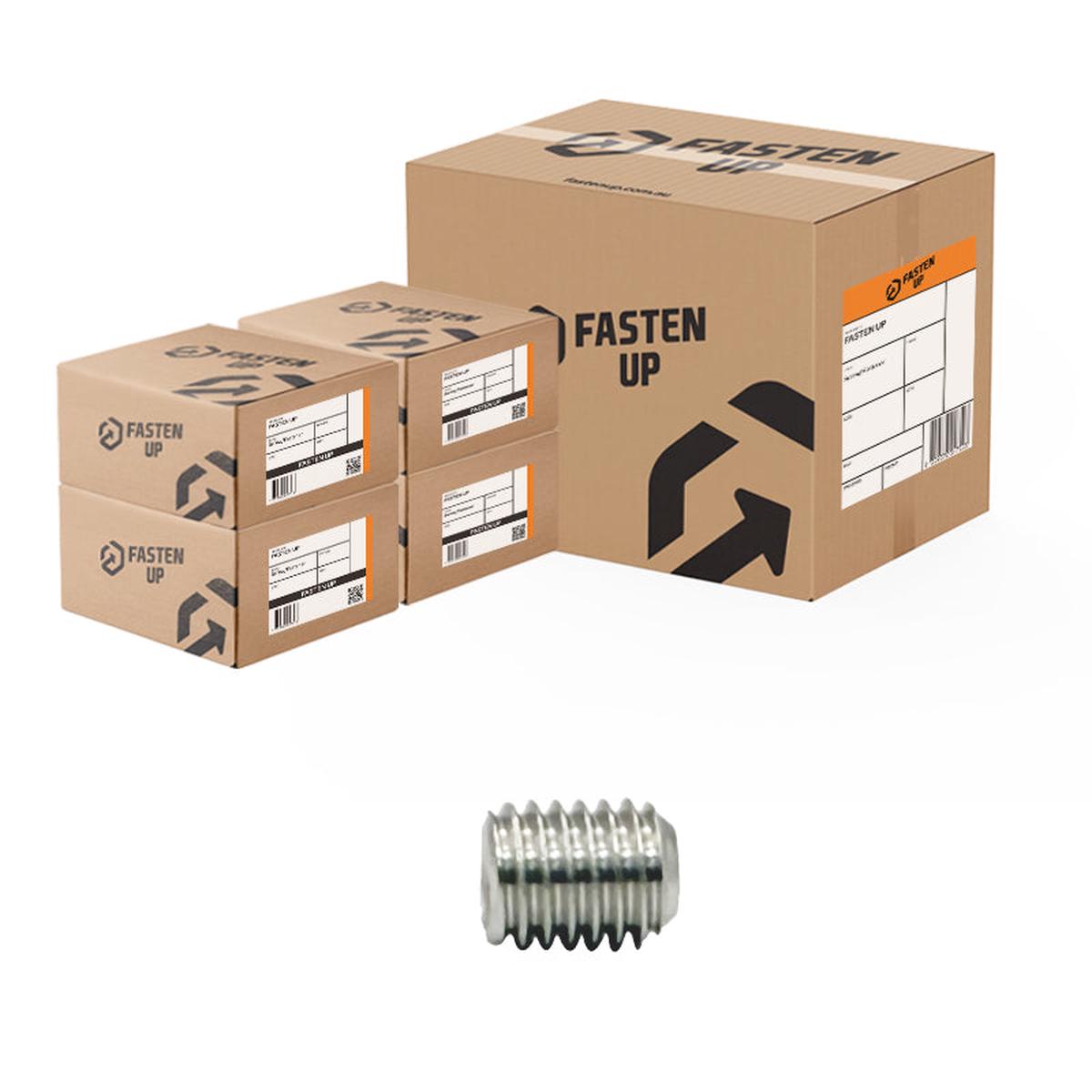 M6 x 25mm Grub Screws Stainless - Carton 400